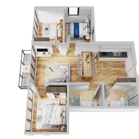 아파트 Smart Haus Brilliant 601 *